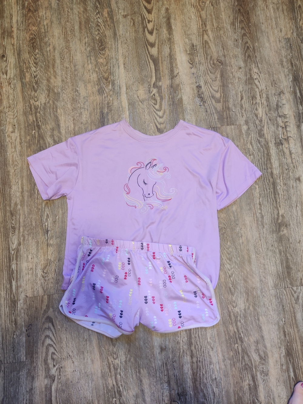 (⭐5/20 ) Lavender Unicorn Short Pajama Set